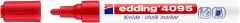 Kreidemarker edding 4095, 2 - 3 mm, rot
