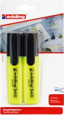 Textmarker edding 345 highlighter, nachfüllbar, gelb
