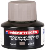 Nachfülltinte edding HTK 25, f.edding Highlighter, 25 ml, grau