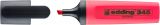 Textmarker edding 345 highlighter, nachfüllbar, rot