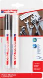 Lackmarker 750 Industrie Blister, 2 - 4 mm, schwarz und weiß