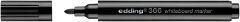 Whiteboardmarker mini edding 366, 1 mm, schwarz