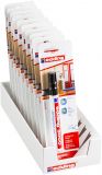 Permanentmarker edding 3000 Blisterbox, schwarz, 10 Blisterkarten