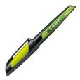 Schulfüller mit Standard-Feder M - STABILO EASYbuddy in schwarz/limette - Schreibfarbe blau (löschbar) - Einzelstift - inklusive Patrone***