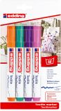 Textilmarker edding 4500 creative, 2-3 mm, sortiert