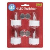 Idena LED Teelichte 4 St.
