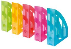 Herlitz 5 Stehsammler/Plastik Stehordner / 5 Rainbow Colors***