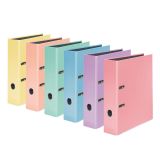 Color-Ordner 8 cm breit DIN A4 6 Ordner, sortiert Pastell Falken