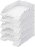 Leitz Briefkorb A4 Standard Plus weiß 52270001 5er Pack