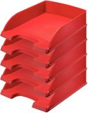 Leitz Briefkorb A4 Standard Plus rot 52270025 5er Pack