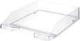 HAN Briefablage KLASSIK TRANSPARENT, 6 STÜCK, moderne, transparente und stapelbare Ablage im frischen Design bis Format A4/C4, 1026-X-23, transparent-glasklar,