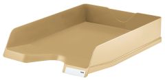Briefablage VIVA, DIN A4/C4, mit Clip, hochglänzend 5er Pack Farbe: caramel