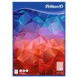 Pelikan Schreibblock A4 Lineatur 28, kariert mit Doppelrand, 50 Blatt - 10er Pack