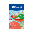 Pelikan Glanzpapier gummiert 18 x 30 cm, 10 Blatt in 10 Farben
