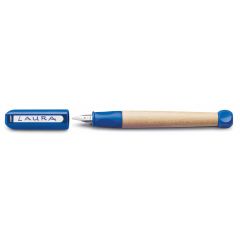 Lamy Füllfederhalter ABC Modell 10, Farbe blau, Feder L (Linkshand), Mit Beschriftungsfeld