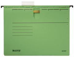 Leitz 1984 Hängehefter ALPHA® - kfm. Heftung, Pendarec-Karton, grün