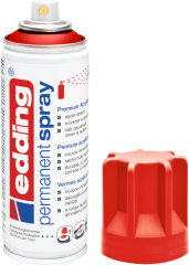 edding 5200 Permanentspray Premium Acryllack verkehrsrot matt RAL 3020