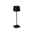 Konstsmide Tischleuchte Capri schwarz Indoor/Outdoor USB/Akku 7814-750, 10 x 10 x 36 cm