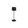 Konstsmide 7818-750 Nice schwarz LED-Außentischlampe 2.5 W Warmweiß Schwarz