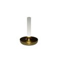LED Akku Tischleuchte Biarritz in Gold 2,5W 54lm IP54