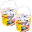 Eberhard Faber 526512 - Straßenmalkreide 20er Eimer (20er Eimer Doppelpack)