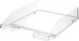 HAN 1026-X-23, Briefablage KLASSIK, 12 Stück, Modern, Schick, Transparent und Hochglänzend, transparent-glasklar