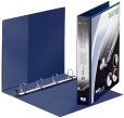 Leitz 4202 Ringbuch SoftClick, A4, mit Taschen, 4 Ringe, 30 mm, blau***