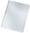 Leitz 4325 Zahlenregister - 1-12, A4, Karton, 12 Blatt, grau