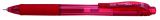 Pentel Liquid Gel-Tintenroller EnerGelX BLN105, Druckmechanik, nachfüllbar, 0,25mm, Rot