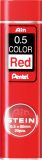 Pentel Feinmine AinStein Farbmine C275, 0,5mm, Rot Inhalt: 20 Farbminen***