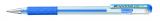 Pentel Metallic-Gel-Tintenroller Hybrid Gel Grip K118, 0,4mm, Metallic-Blau