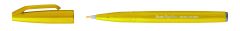Pentel Brushpen Sign Pen Brush SES15 mit flexibler Pinselspitze, fein schreibend, Gelb