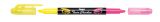 Pentel Textmarker TwinChecker SLW8, 2 Keilspitzen mit je 1 Schreibfarbe, Gelb/Pink