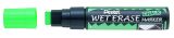Pentel Kreidemarker Wet Erase, 3,5-10,5mm Keilspitze, Grün