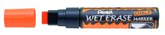 Pentel Kreidemarker Wet Erase, 3,5-10,5mm Keilspitze, Orange