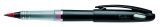 Pentel Federschreiber Tradio Stylo TRJ50, Gehäuse: Schwarz. Strichfarbe: Rot, nachfüllbar